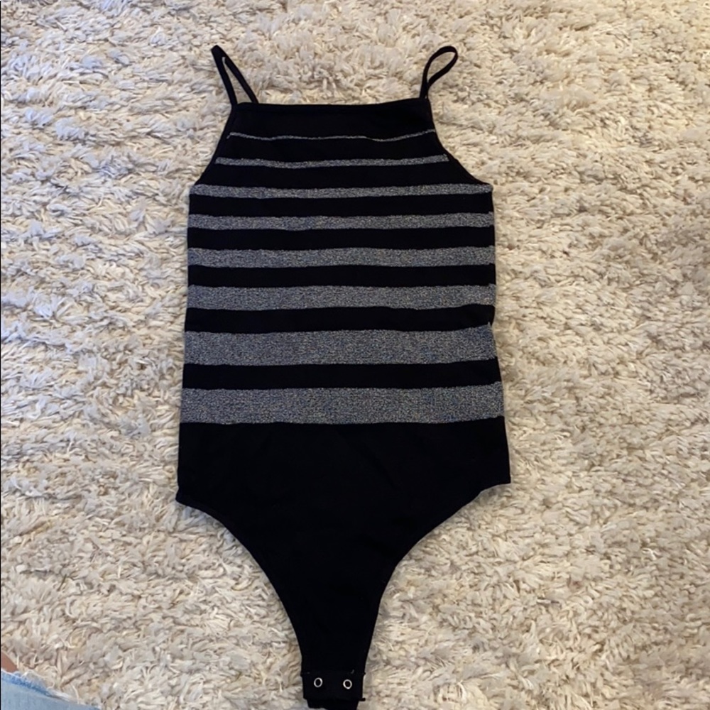 Free People Intimately seamless striped bodysuit